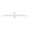 Ekena Millwork Eugene Architectural Grade PVC Gable Bracket, 72"W x 12"H x 4"D x 4"F, 4/12 Pitch GBP072X12X0404EUG00 - alternate 3